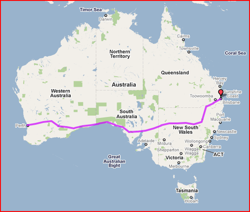Across Australia, Part One: Days 1 to 3, 13-16 September 2022